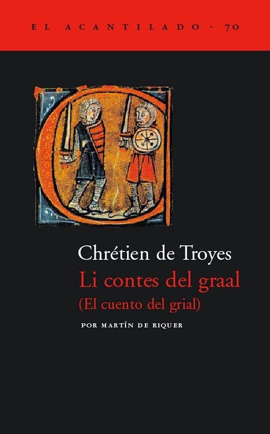 LI CONTES DEL GRAAL (EL CUENTO DEL GRIAL) | 9788496136045 | TROYES, CHRETIEN DE