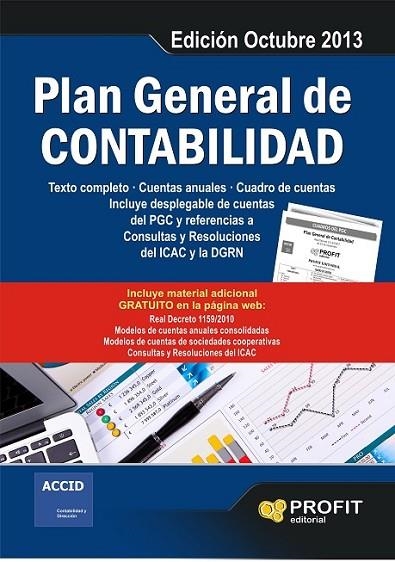 PLAN GENERAL DE CONTABILIDAD. EDICIÓN OCTUBRE 2013 | 9788415735847 | ACCID - PROFIT