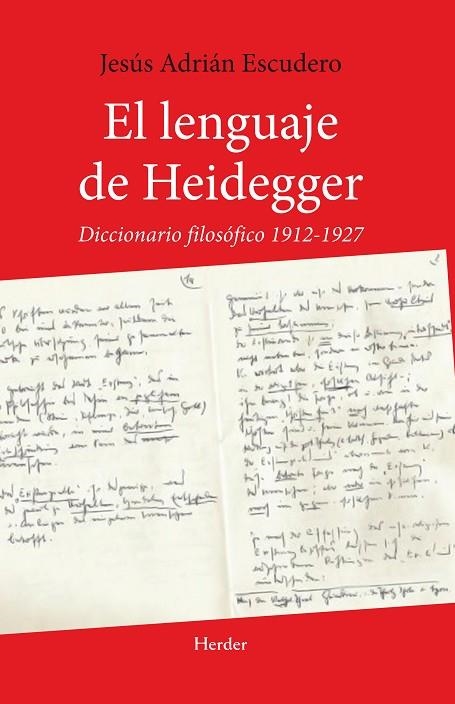 EL LENGUAJE DE HEIDEGGER | 9788425426308 | ESCUDERO