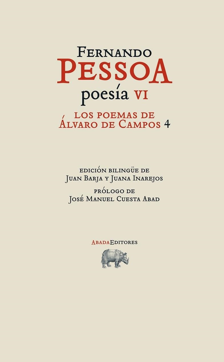 LOS POEMAS DE ÁLVARO DE CAMPOS 4 | 9788415289913 | PESSOA, FERNANDO