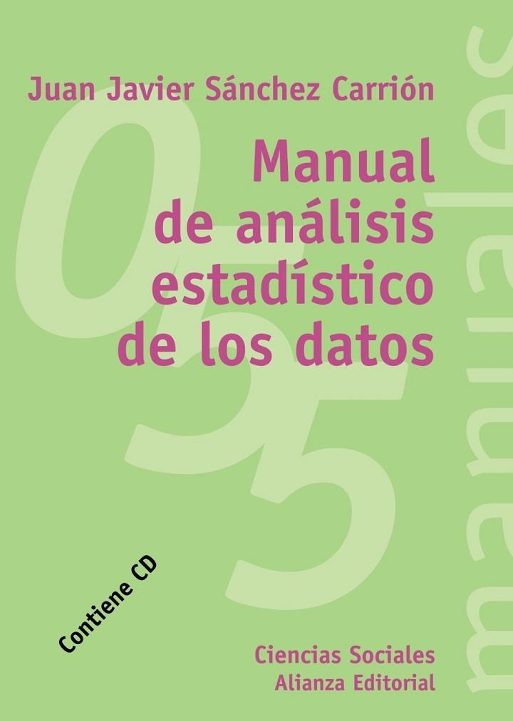 MANUAL ANALISIS ESTADISTICO DATO | 9788420687162 | SANCHEZ CARRION