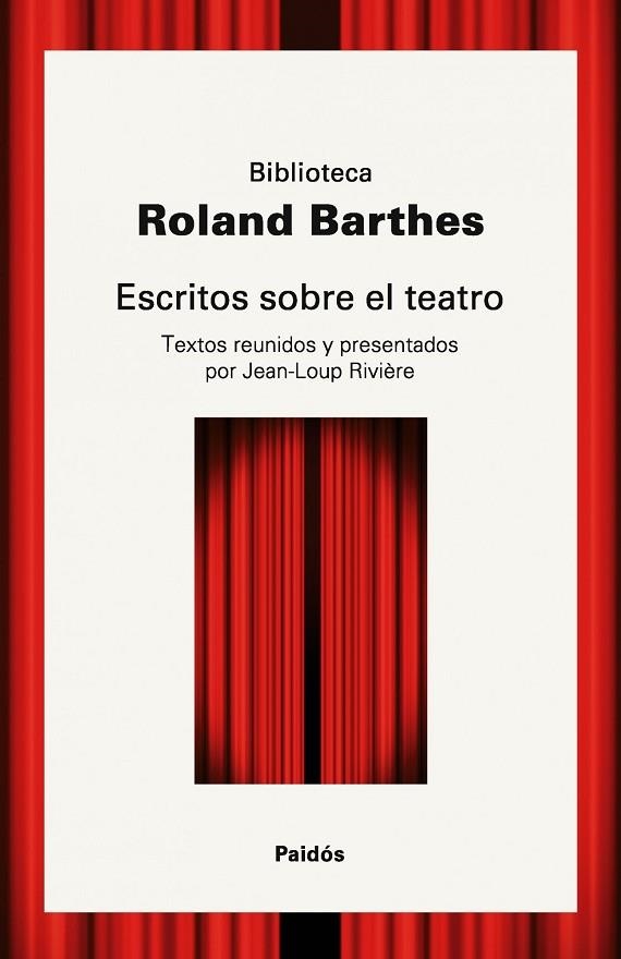 ESCRITOS SOBRE EL TEATRO | 9788449322891 | BARTHES