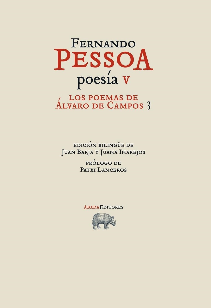 LOS POEMAS DE ÁLVARO DE CAMPOS 3 | 9788415289739 | PESSOA, FERNANDO