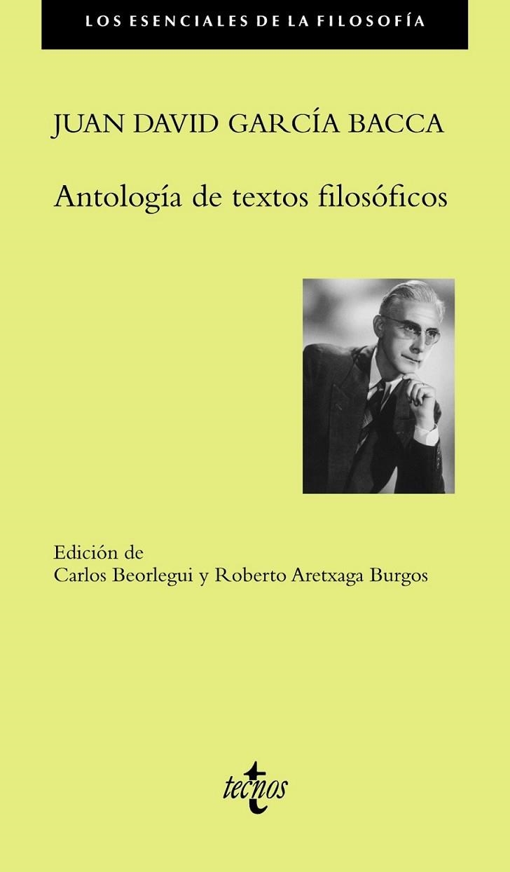 ANTOLOGÍA DE TEXTOS FILOSÓFICOS | 9788430962853 | GARCÍA BACCA