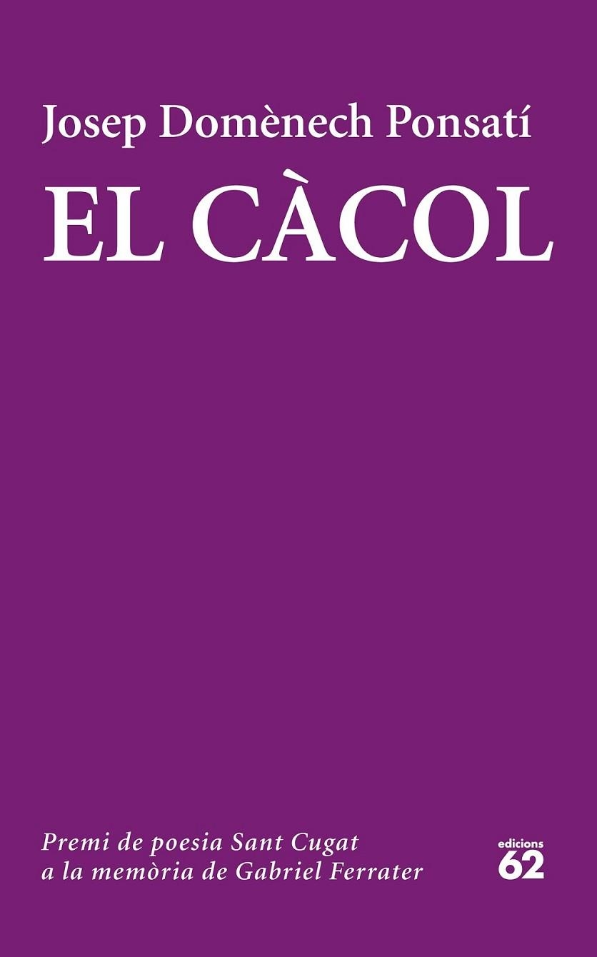 EL CÀCOL | 9788429774320 | DOMÈNECH PONSATI, JOSEP