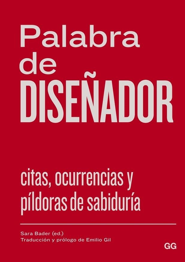 PALABRA DE DISEÑADOR | 9788425227783 | BADER, SARA