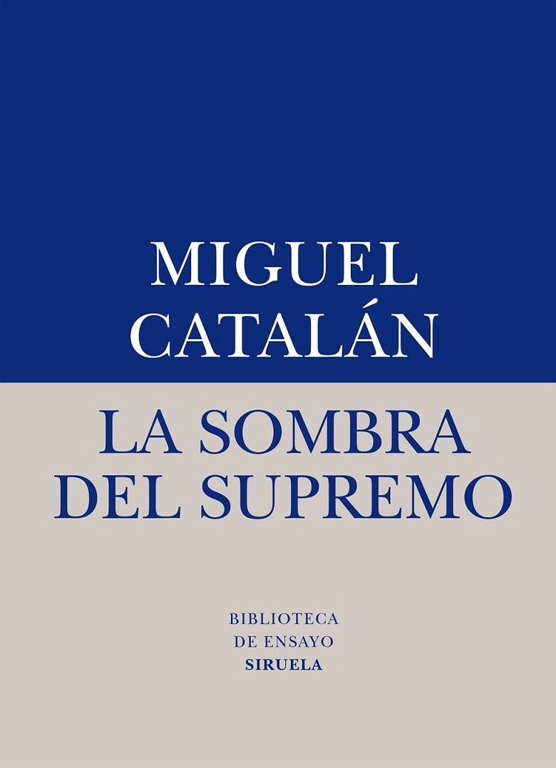 SOMBRA DEL SUPREMO, LA | 9788416396238 | CATALáN, MIGUEL