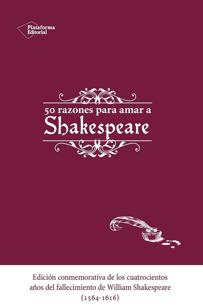 CINCUENTA RAZONES PARA AMAR A SHAKESPEARE | 9788416620173 | GARCÍA LORENZANA, FRANCISCO