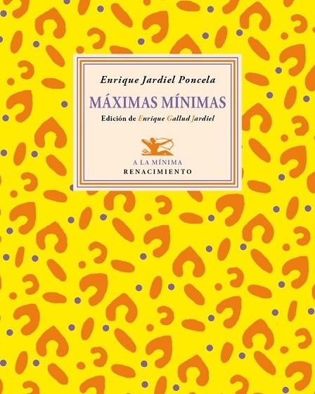 MÀXIMAS MÍNIMAS | 9788416685189 | JARDIEL PONCELA, ENRIQUE