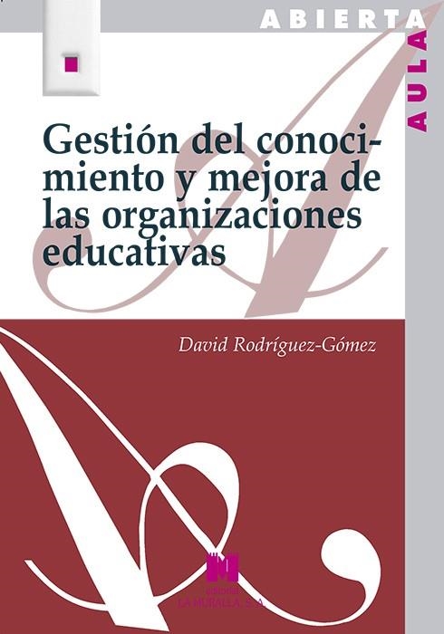 GESTIÓN DEL CONOCIMIENTO Y MEJORA DE LAS ORGANIZACIONES EDUC | 9788471338129 | RODRÍGUEZ-GÓMEZ, DAVID