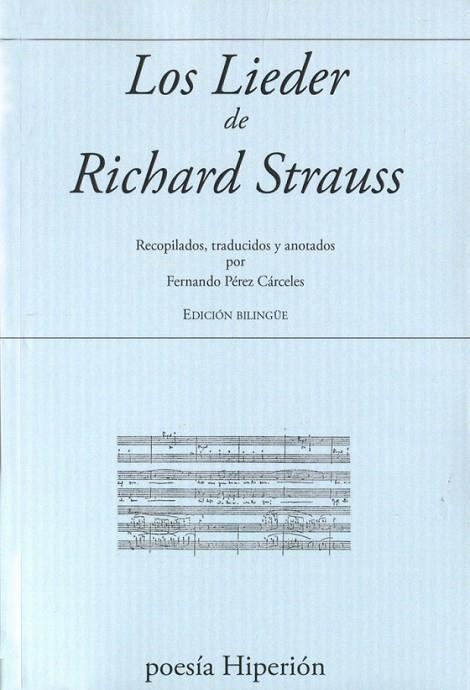 LIEDER DE RICHARD STRAUSS, LOS | 9788490020791 | PÉREZ CÁRCELES, FERNANDO