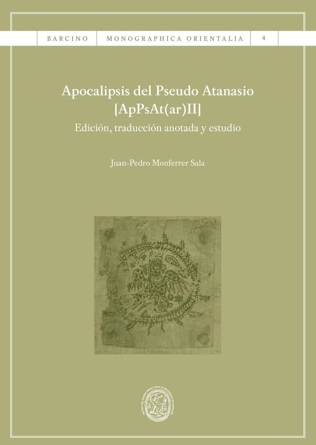 APOCALIPSIS DEL PSEUDO ATANASIO | 9788447539673 | MONFERRER, JUAN PEDRO