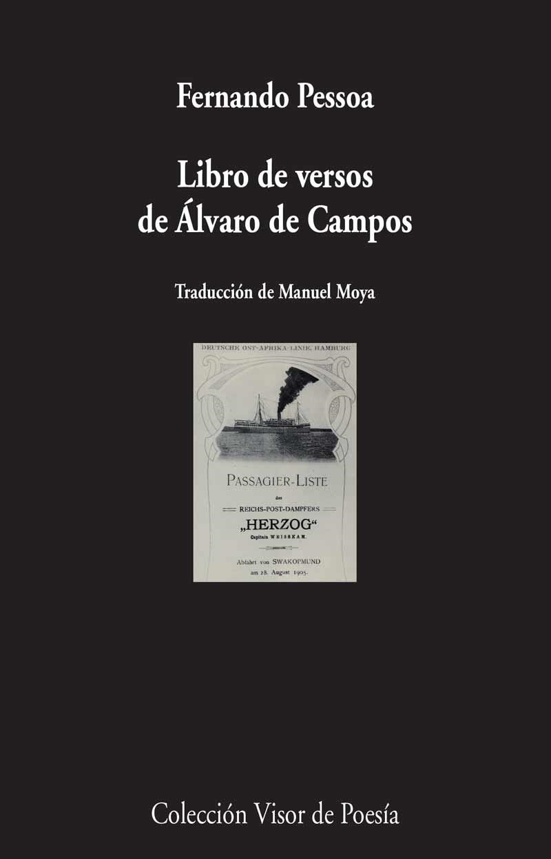 LIBRO DE VERSOS DE ALVARO DE CAMPOS | 9788498959116 | PESSOA, FERNANDO