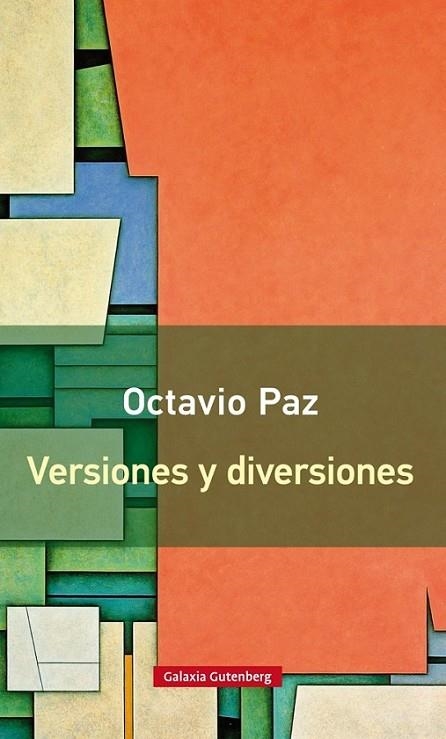 VERSIONES Y DIVERSIONES | 9788416252152 | PAZ, OCTAVIO