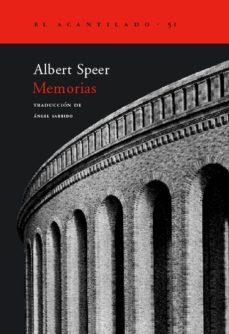 MEMORIAS ALBERT SPEER  AC-51 | 9788495359438 | SPEER, ALBERT