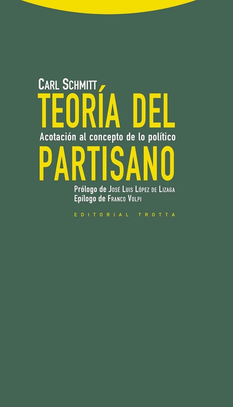 TEORÍA DEL PARTISANO | 9788498794694 | SCHMITT, CARL