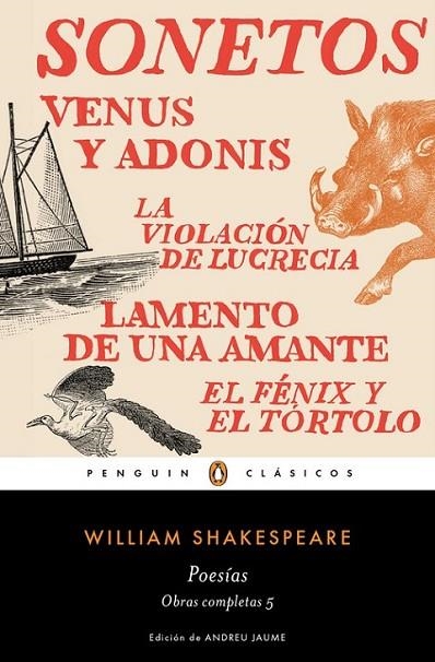 POESÍAS. OBRA COMPLETA 5 | 9788491051381 | SHAKESPEARE, WILLIAM