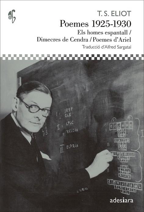 POEMES 1925-1930 T.S. ELIOT | 9788492405855 | ELIOT, T.S.