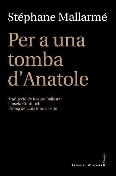 PER A UNA TOMA D'ANATOLE | 9788416554195 | MALLARMÉ, STÉPHANE