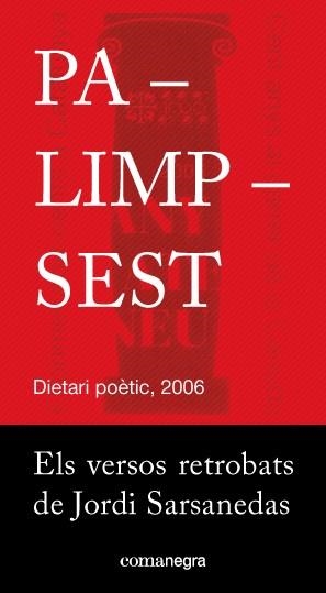 PALIMPSEST | 9788416605262 | SARSANEDAS VIVES, JORDI