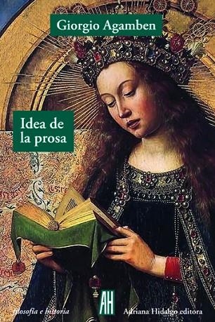 IDEA DE LA PROSA | 9788415851707 | AGAMBEN, GIORGIO