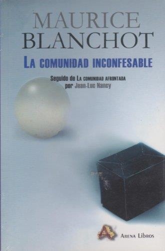 COMUNIDAD INCONFESABLE | 9788495897060 | BLANCHOT, MAURICE