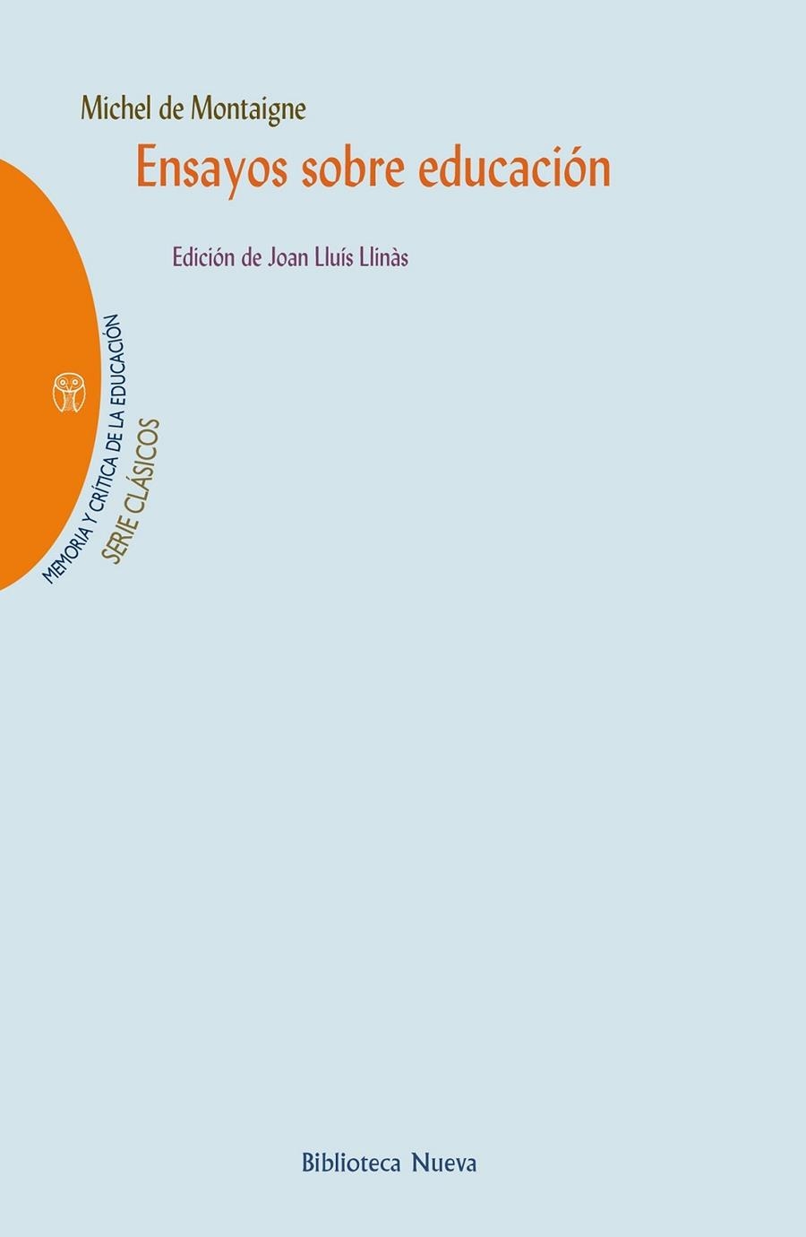 ENSAYOS SOBRE EDUCACION | 9788416170265 | DE MONTAIGNE / LLINAS