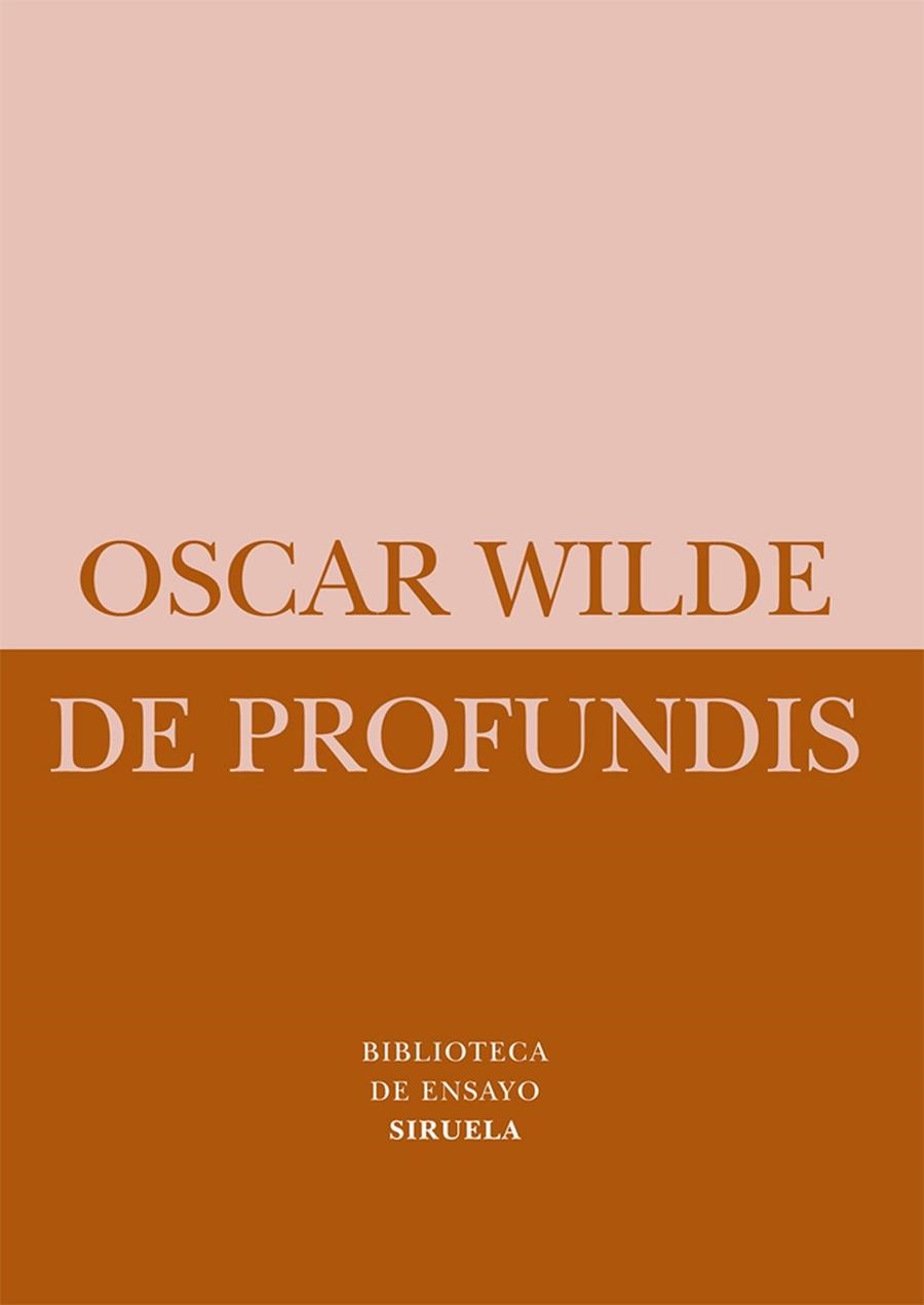 DE PROFUNDIS | 9788498414493 | WILDE