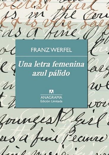 LETRA FEMENINA AZUL PÁLIDO, UNA | 9788433928450 | WERFEL, FRANZ