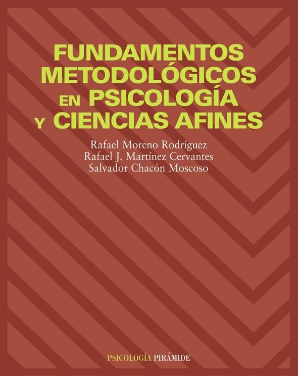 FUNDAMENTOS METODOLOGICOS PSICOL | 9788436814323 | MORENO RODRÝGUEZ - M