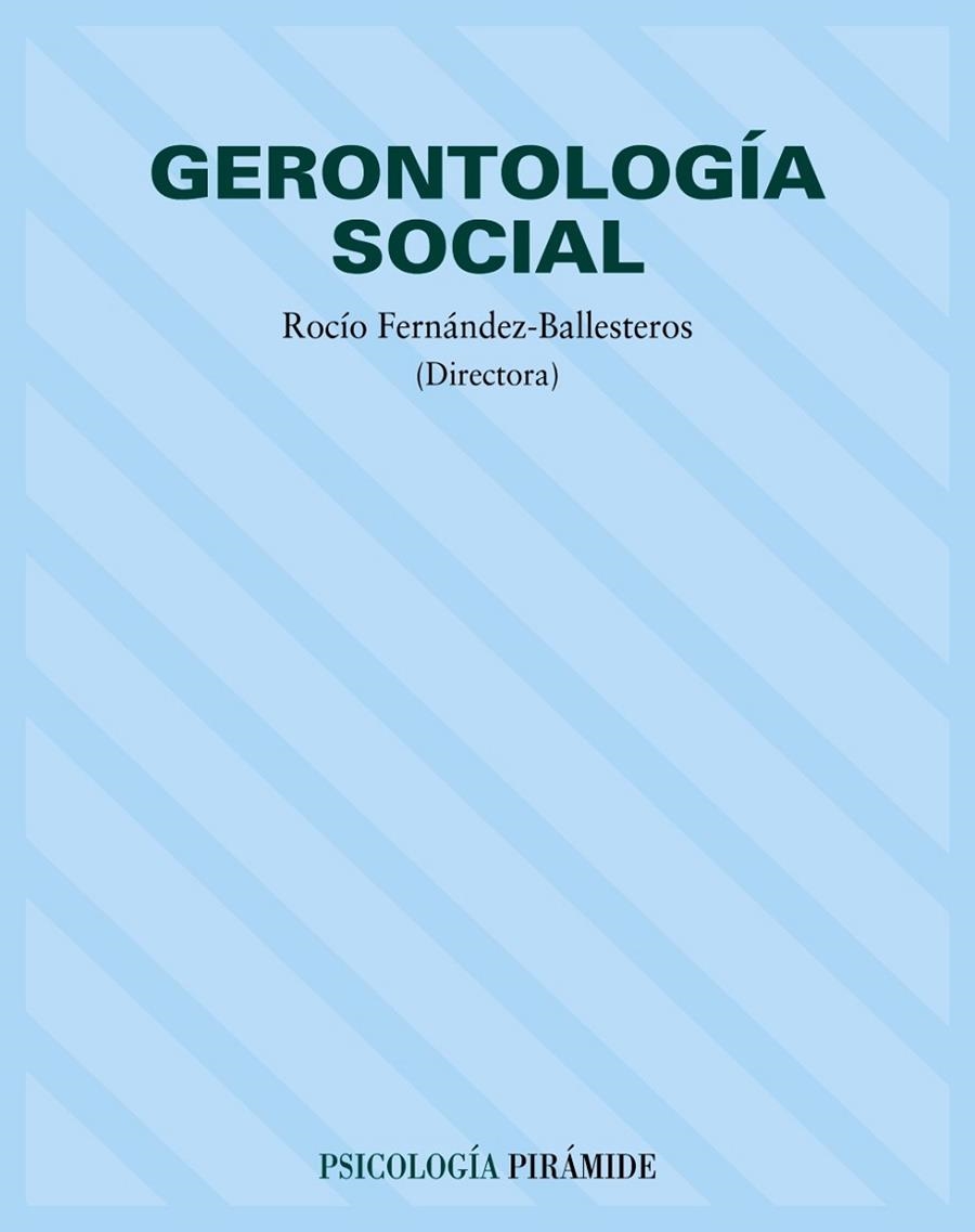 GERONTOLOGIA SOCIAL | 9788436814378 | FERNßNDEZ BALLESTERO