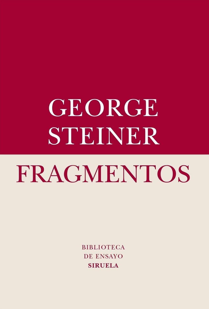 FRAGMENTOS | 9788416396689 | STEINER, GEORGE