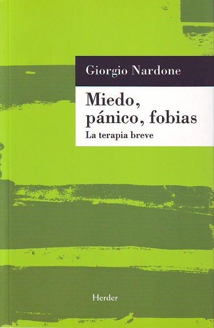 MIEDO, PÁNICO, FOBIAS | 9788425420078 | NARDONE, GIORGIO