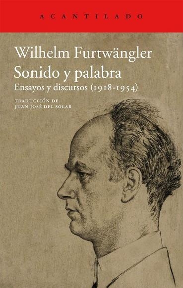 SONIDO Y PALABRA | 9788415277941 | FURTWÄNGLER, WILHELM