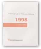 1998 INFORME ANUAL EMPRESA | 9788439351795 | LURIA PAGèS, JOAN/GENESCà GARRIGOSA, ENRIC/OBIS ARTAL, TERESA/DOMINGO DOMINGO, MONTSERRAT/RODRíGUEZ 