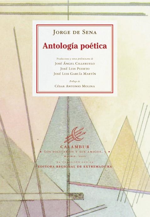 ANTOLOGIA POETICA | 9788488015594 | JORGE DE SENA