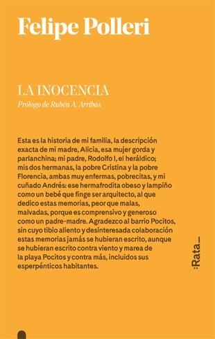 LA INOCENCIA | 9788416738236 | POLLERI, FELIPE 