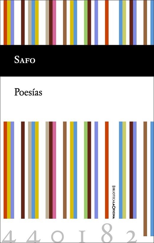 SAFO POESÍAS | 9788494440182 | SAFO