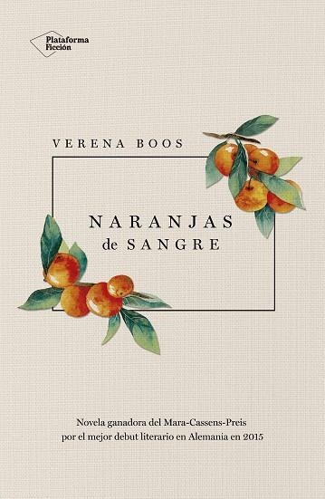 NARANJAS DE SANGRE | 9788417002572 | BOOS, VERENA