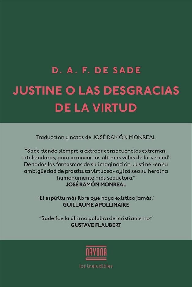 JUSTINE O LAS DESGRACIAS DE LA VIRTUD | 9788416259502 | SADE, MARQUES DE