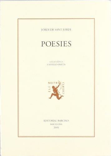 POESIES | 9788472267169 | JORDI DE SANT JORDI