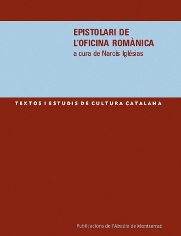 EPISTOLARI DE L'OFICINA ROMANICA | 9788484158608 | VARIOS AUTORES