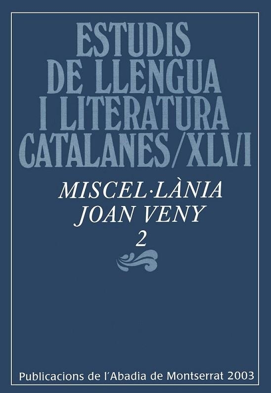 MISCEL.LANIA JOAN VENY II | 9788484155119 | VARIOS AUTORES