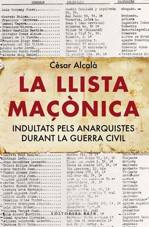 LA LLISTA MAÇONICA | 9788492437450 | ALCALA