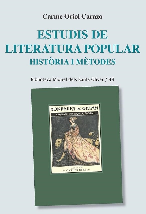 ESTUDIS DE LITERATURA POPULAR | 9788498838565 | ORIOL, CARME