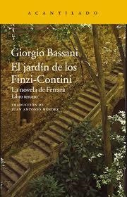 EL JARDíN DE LOS FINZI-CONTINI | 9788416748631 | BASSANI, GIORGIO