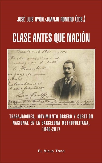 CLASE ANTES QUE NACIóN | 9788416995332 | OYóN, JOSé LUIS/ROMERO, JUANJO