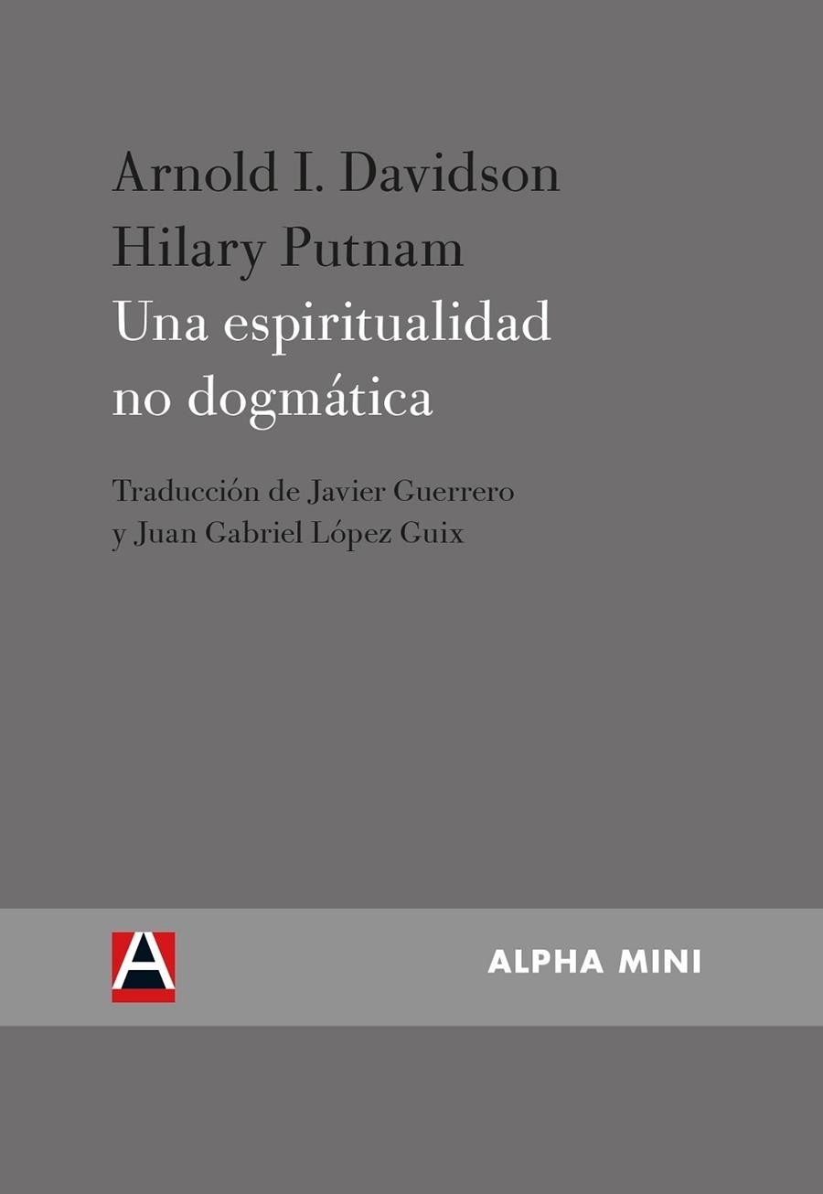 UNA ESPIRITUALIDAD NO DOGMATICA | 9788494742316 | DAVIDSON, ARNOLD I./PUTNAM, HILARY