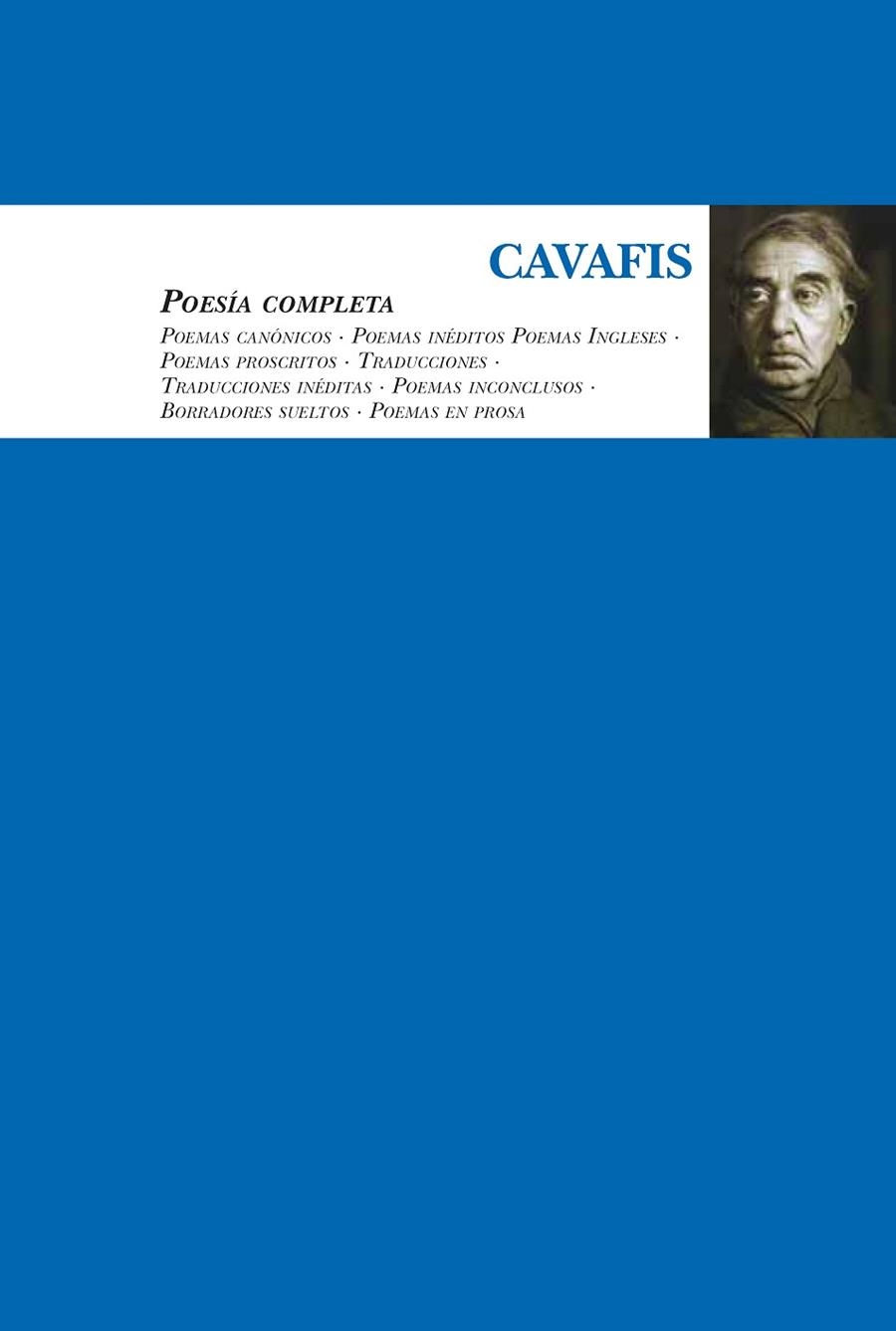 CAVAFIS. POESÍA COMPLETA | 9788416776078 | CAVAFIS, CONSTANTIN