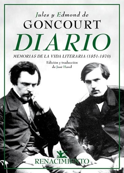 DIARIO. MEMORIAS DE LA VIDA LITERARIA (1851-1870) | 9788417266127 | GONCOURT, JULES DE/GONCOURT, EDMOND DE